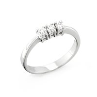 Anello Gazzola Gioielli Donna in Oro bianco Diamante AN-1198G-2-1-10-F-VS/SI0.03